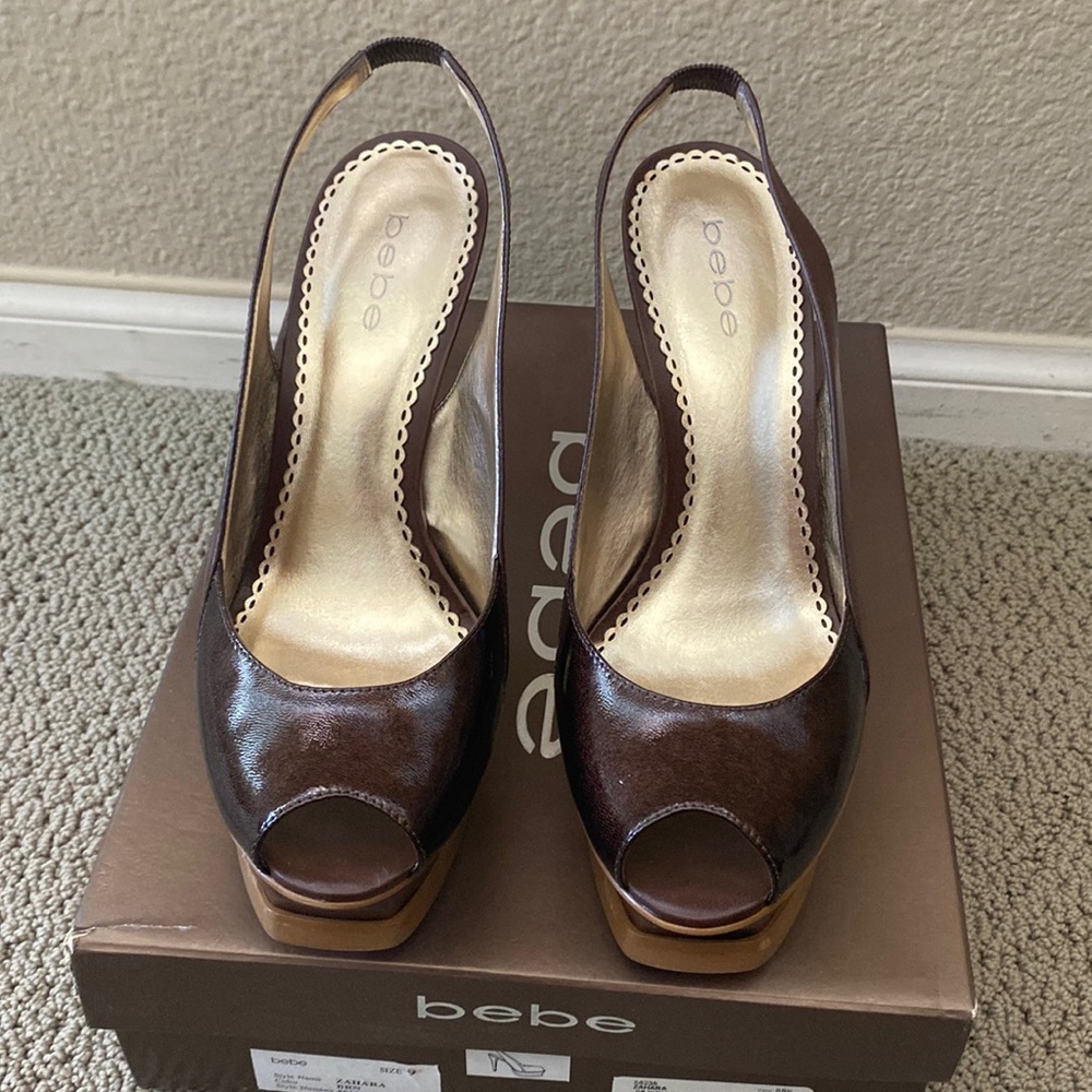 Gorgeous Brown Bebe shoes🤎